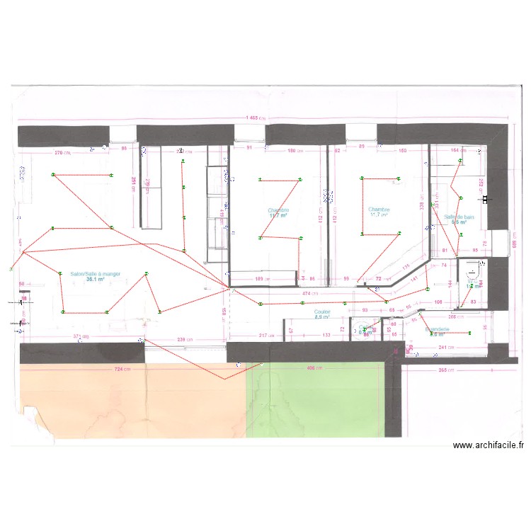 plan rdc ardeche . Plan de 0 pièce et 0 m2