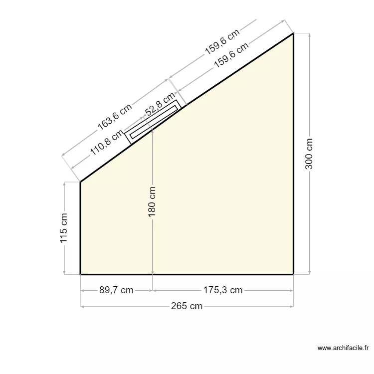 Plan de coupe sdb. Plan de 