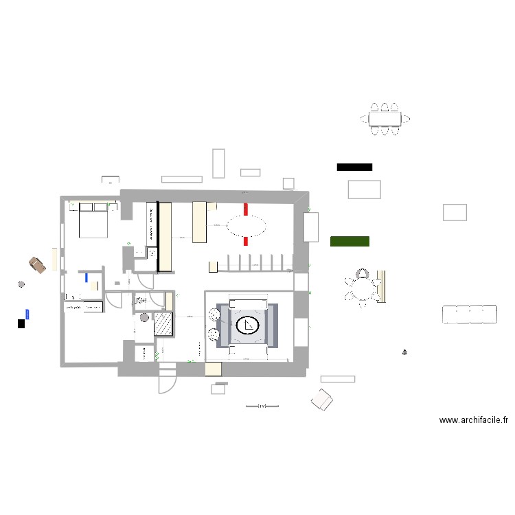 salon cannes. Plan de 0 pièce et 0 m2