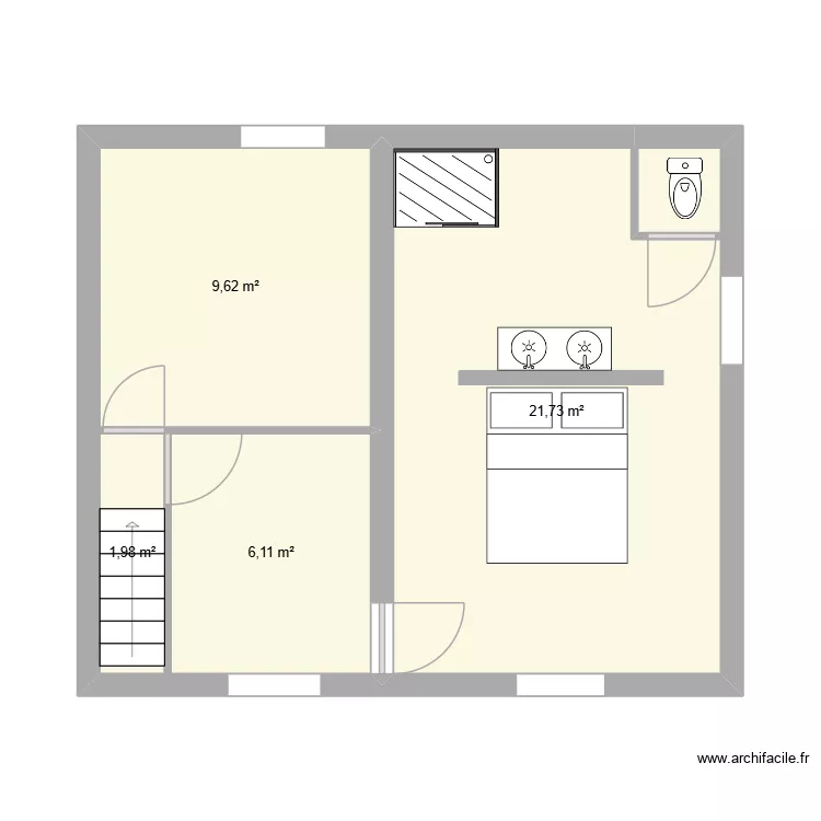 r1 v1. Plan de 4 et 39 m² r1 v1. Plan de 4 et 39 m²