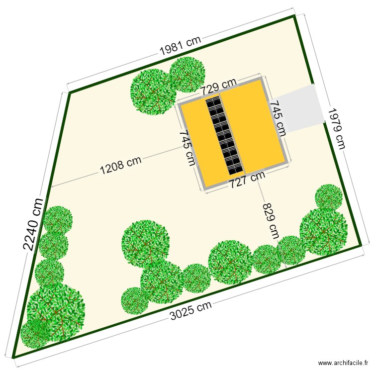  ROGUET CATHERINE. Plan de 1 pièce et 50 m2