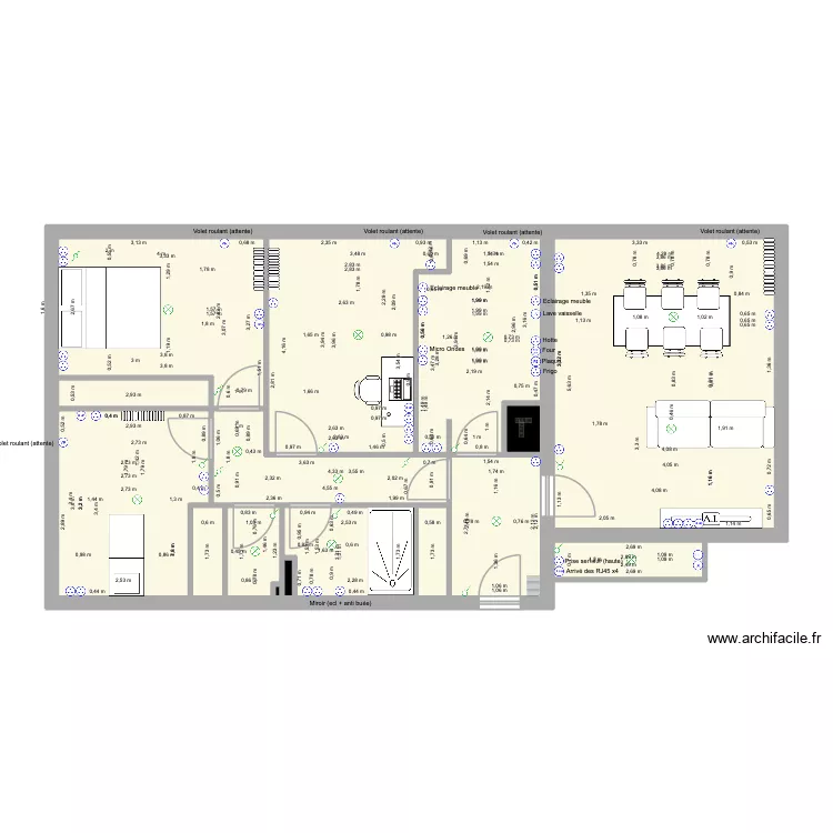 Joinville Objectif. Plan de 16  et 88 m²