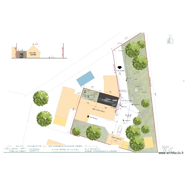 Réseau domicile. Plan de 0 pièce et 0 m2