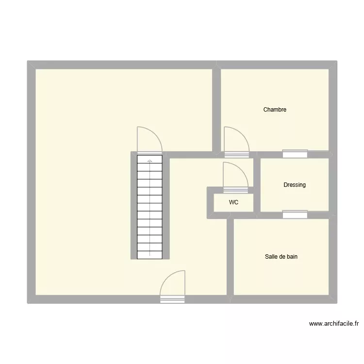 RDC MAISON TALENSAC. Plan de 5 Pièces et 63 m² RDC MAISON TALENSAC. Plan de 5 Pièces et 63 m²