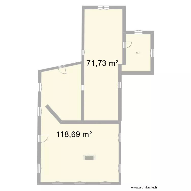 Moulin de la roche murs porteurs. Plan de 9 et 535 m² Moulin de la roche murs porteurs. Plan de 9 et 535 m²