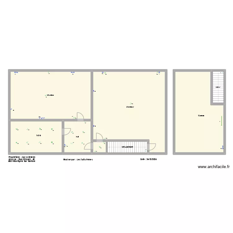 plan Aayss Brahim 3.3. Plan de 8 pièces et 231 m²
