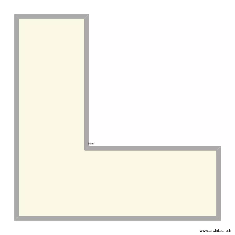 Comptoir2026. Plan de 1  et 80 m²
