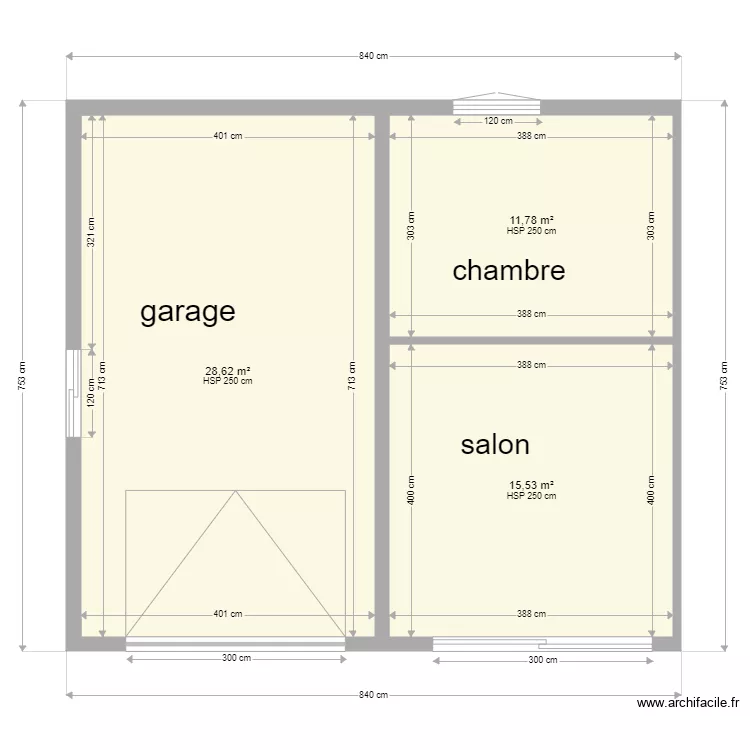 st hilaire garage + extension. Plan de st hilaire garage + extension. Plan de