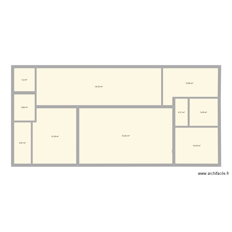 nini. Plan de 0 pièce et 0 m2