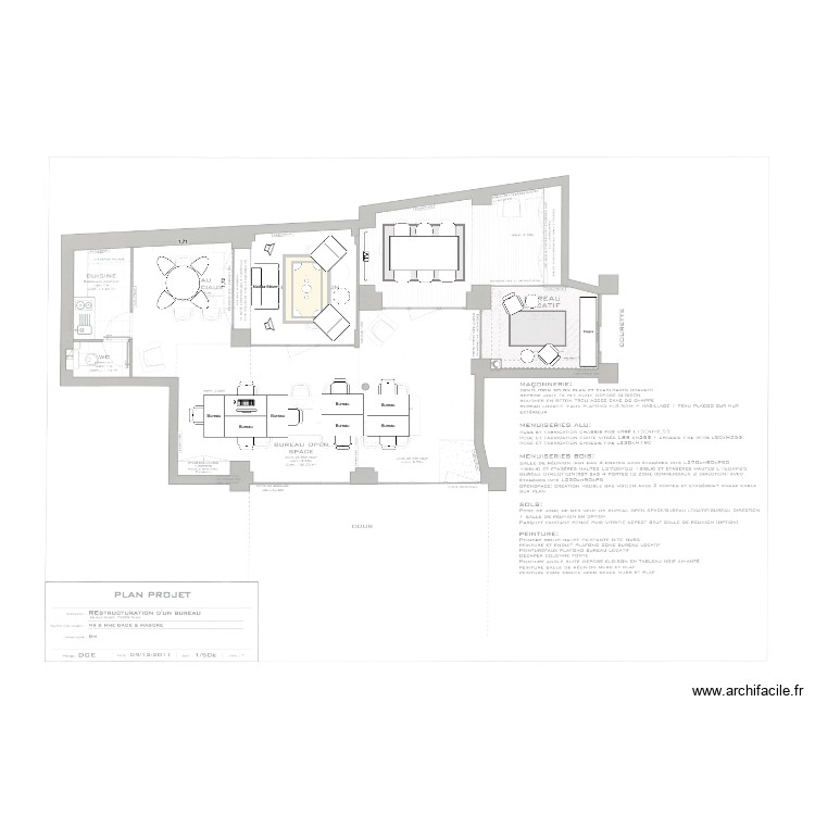 Cadet - Deuxi&egrave;me test. Plan de 0 pièce et 0 m2