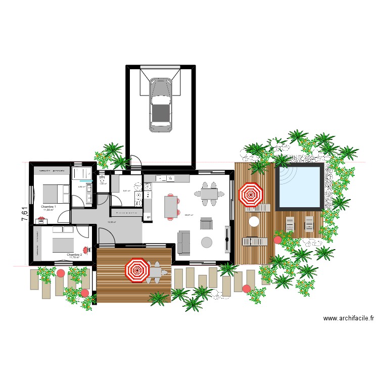 PHILIPPE ATTLAN 03 bis. Plan de 8 pièces et 121 m2