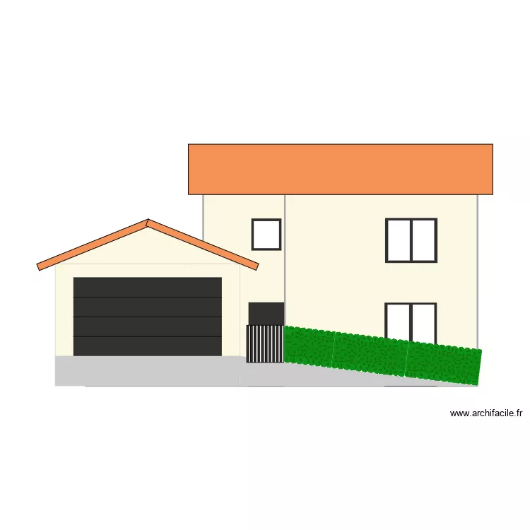 plan 2. Plan de 3  et 47 m²