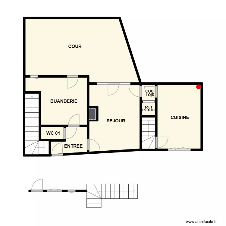 PLAN RDC AM GALLARGUES. Plan de 0 pièce et 0 m2