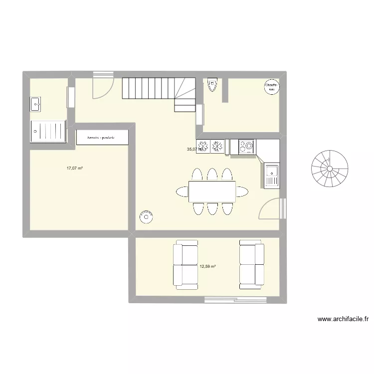 plan2.0. Plan de 3  et 65 m²