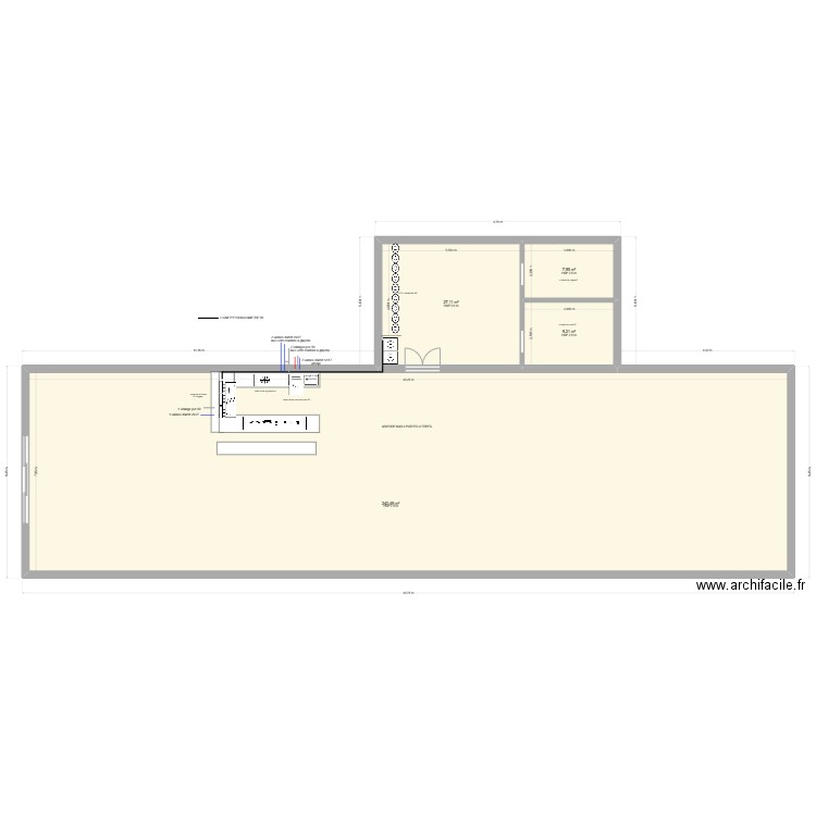 seclin. Plan de 4 pièces et 285 m2