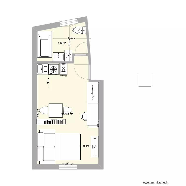 STUDIO picot final. Plan de 