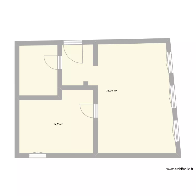 appartement maison verte cot&eacute;. Plan de 