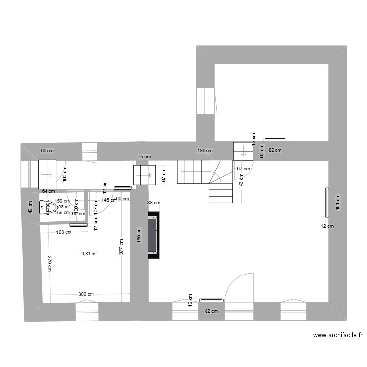 T4 - RDC. Plan de 0 pièce et 0 m2