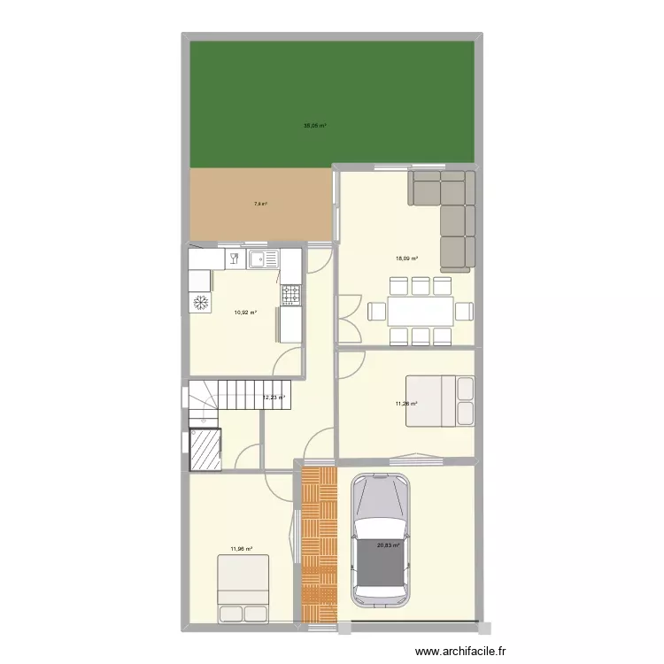 avenir. Plan de 7 Pièces et 120 m² avenir. Plan de 7 Pièces et 120 m²
