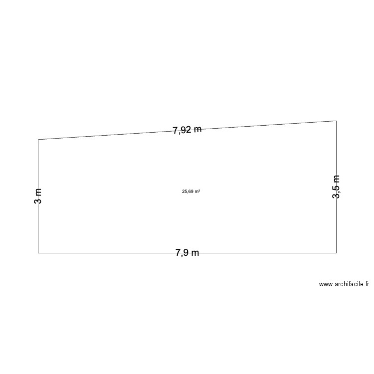 Plan_Kranevo_Facade Sud. Plan de 0 pièce et 0 m2