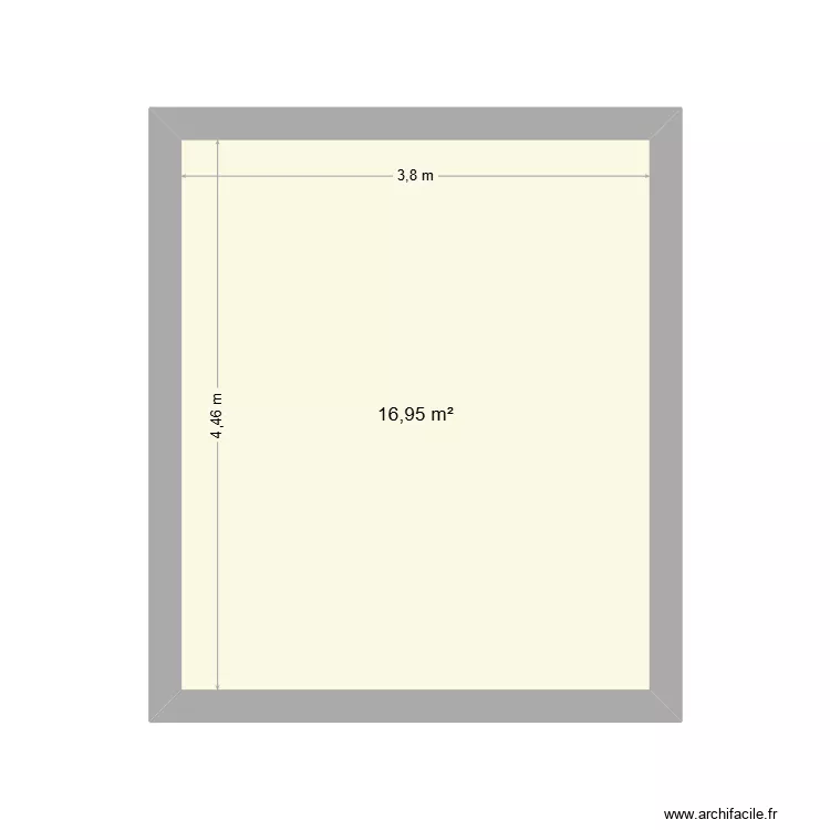 salon maison. Plan de 2  et 27 m²