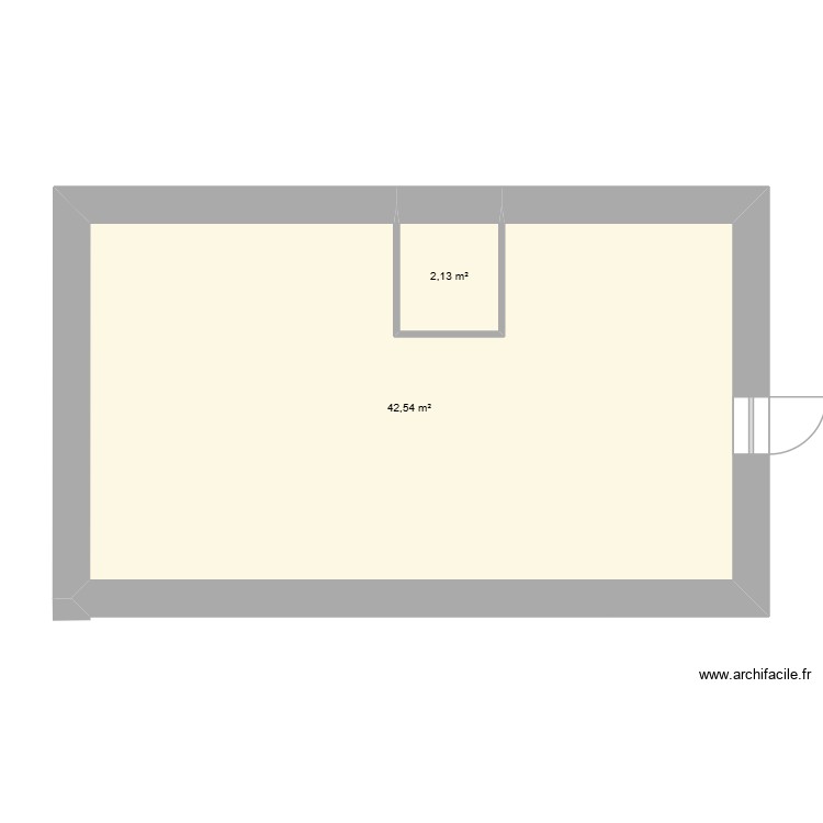 Etage actuelle. Plan de 0 pièce et 0 m2