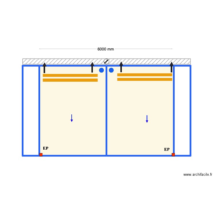 Adam Guldemann. Plan de 4 pièces et 29 m2
