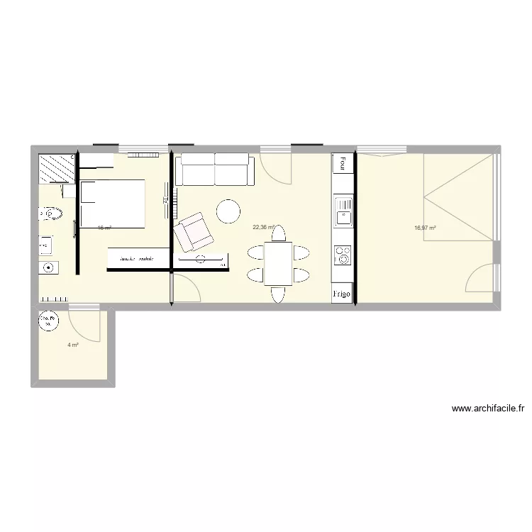 Am&eacute;nagement Garage 2. Plan de 