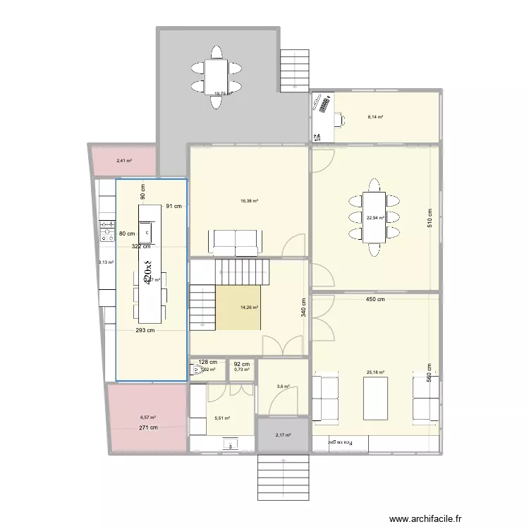 Raquette rez nouveau. Plan de 0 pièce et 0 m2