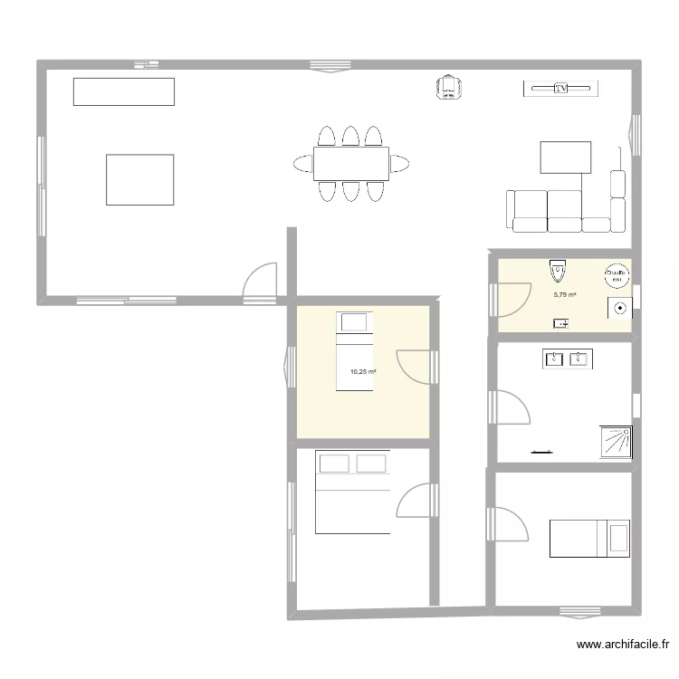 PLAN MAISON. Plan de 2 et 16 m² PLAN MAISON. Plan de 2 et 16 m²