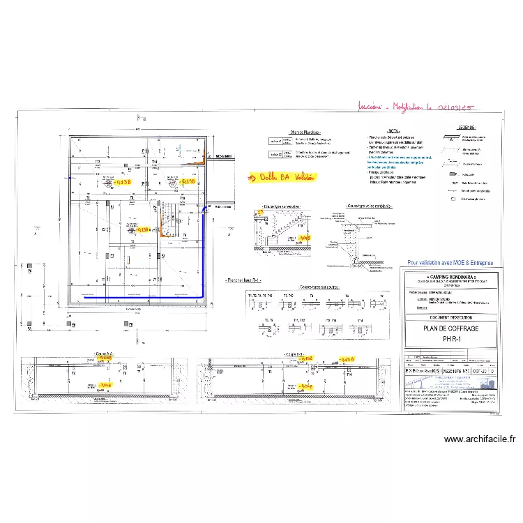 R-1 ACCEUIL. Plan de 