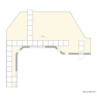 Plan terrasse 80x80 - sans seuil