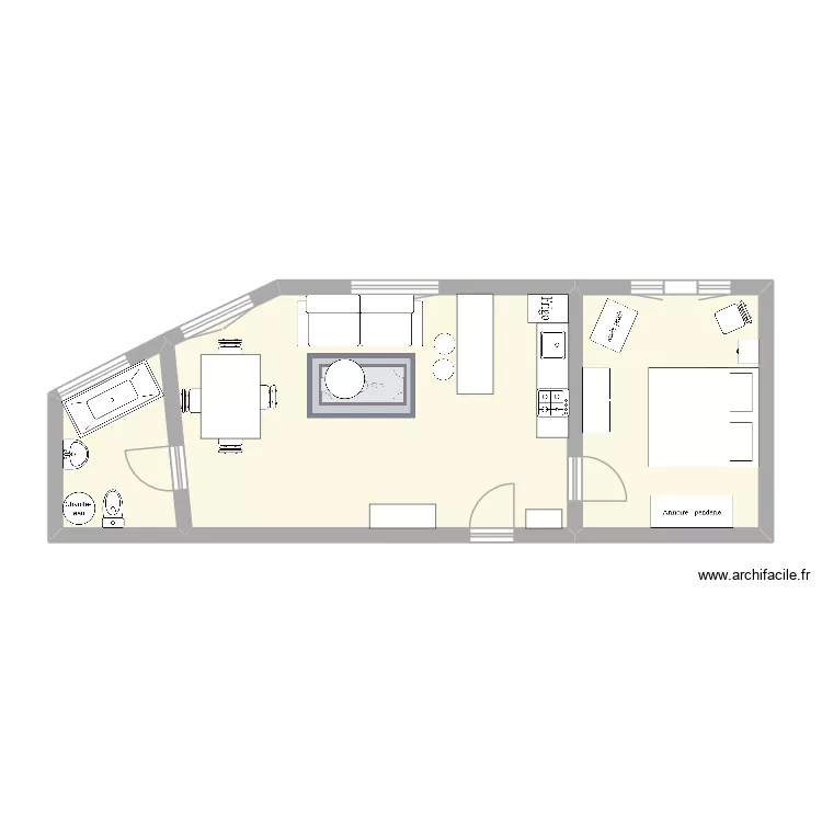 avriel 1. Plan de 3  et 47 m²