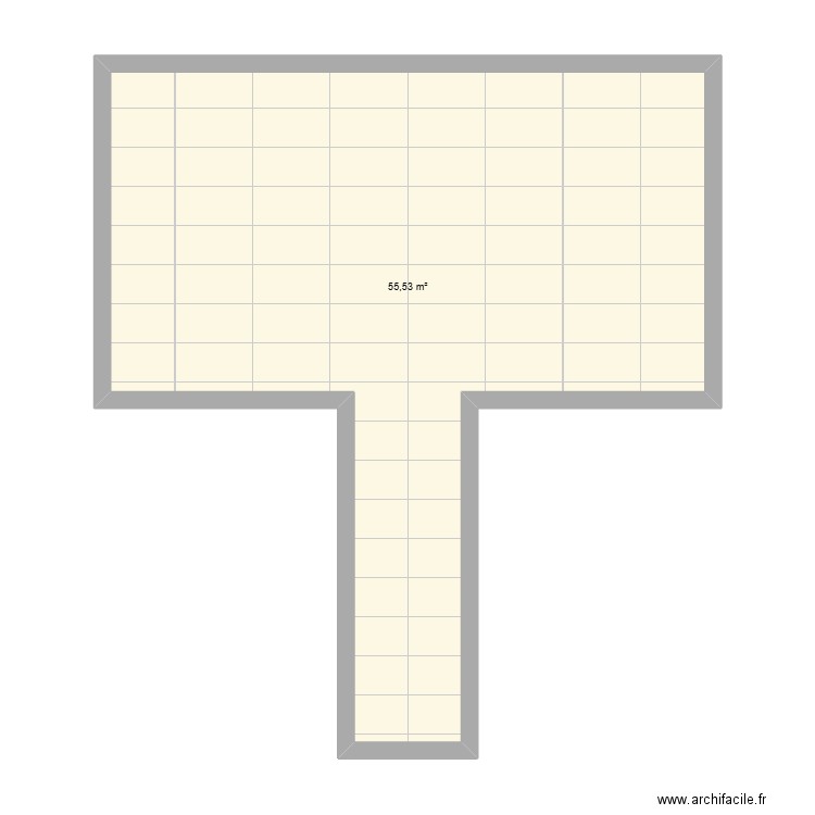 carrelage vrlika. Plan de 1 pièce et 56 m2