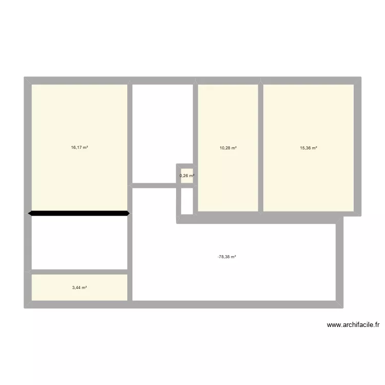 CALUIRE1. Plan de 6  et 68 m²