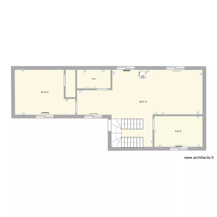 Levage Maison 2025-202. Plan de 4 pièces et 69 m²