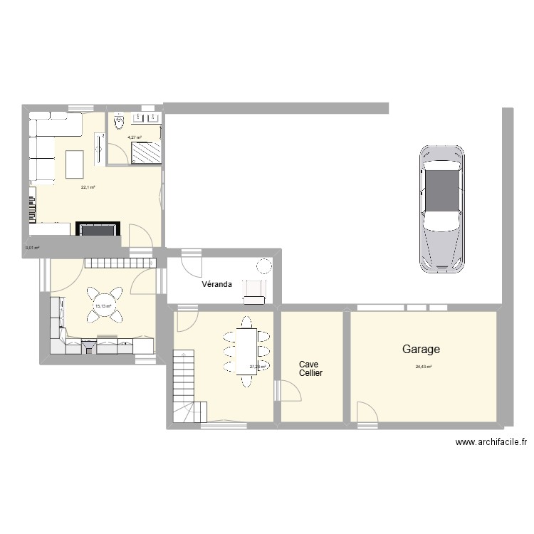 Proposition 1 SEB. Plan de 0 pièce et 0 m2