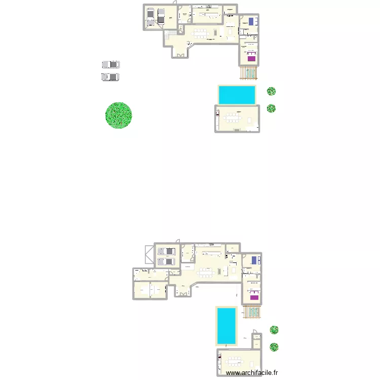 notre maison bis. Plan de 
