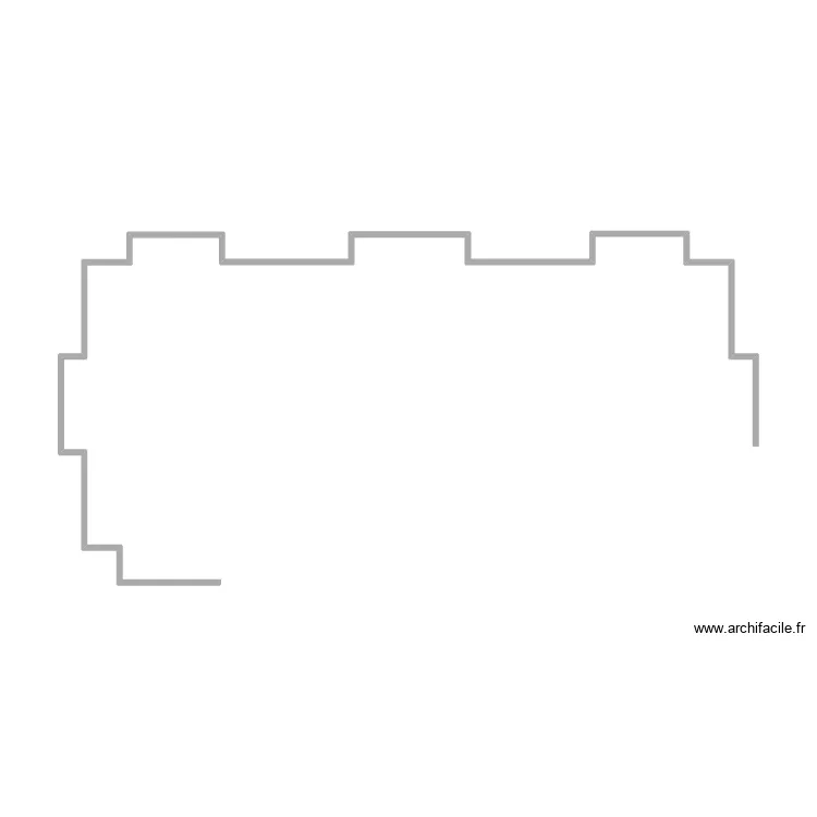 cuisine. Plan de 1  et 53 m²