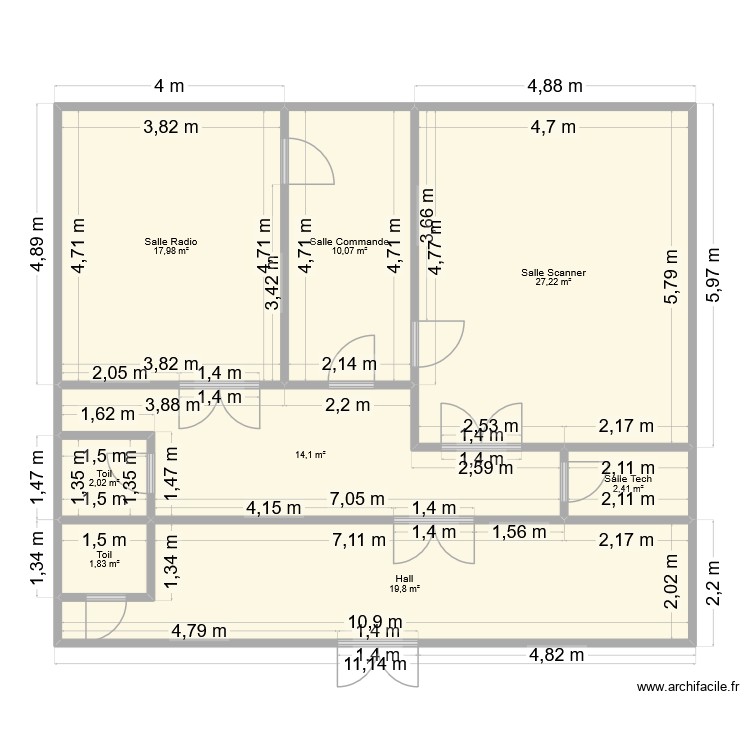 G&H. Plan de 0 pièce et 0 m2