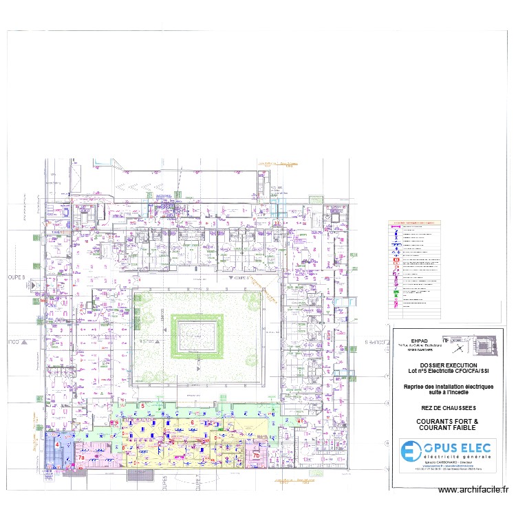 EHPAD RDC CFO. Plan de 0 pièce et 0 m2 EHPAD RDC CFO. Plan de 0 pièce et 0 m2