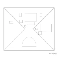 Les Challonges - Plan dessus