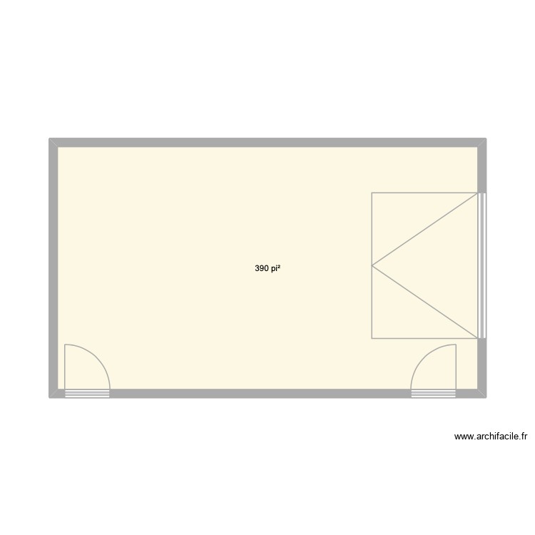 garage 16x27. Plan de 0 pièce et 0 m2