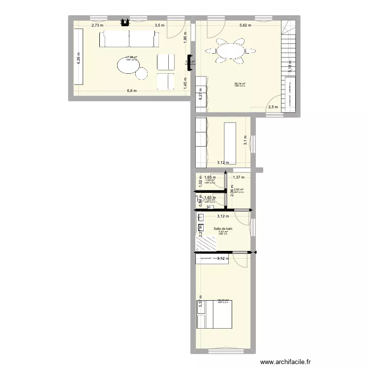 plan nouilly. Plan de 