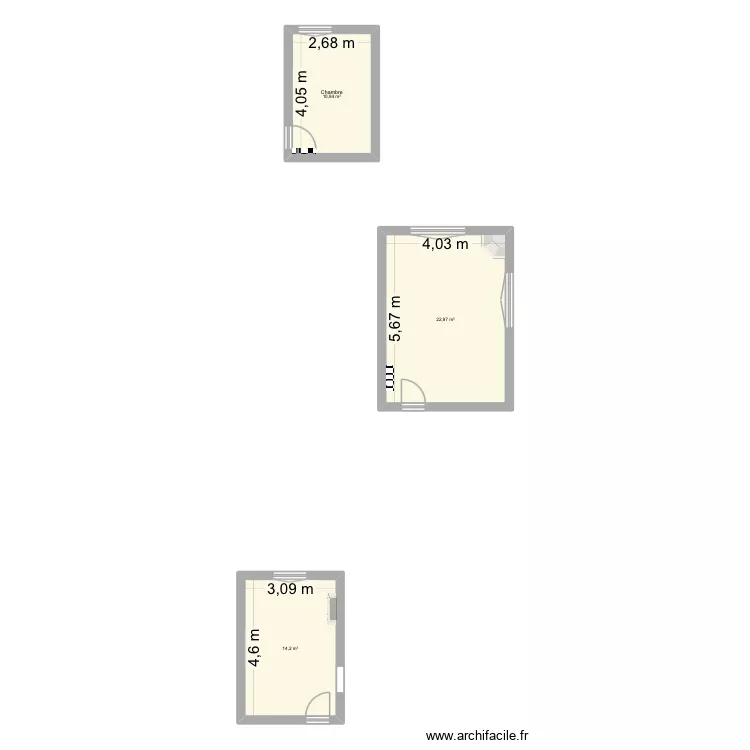 Nice. Plan de 3 et 48 m² Nice. Plan de 3 et 48 m²