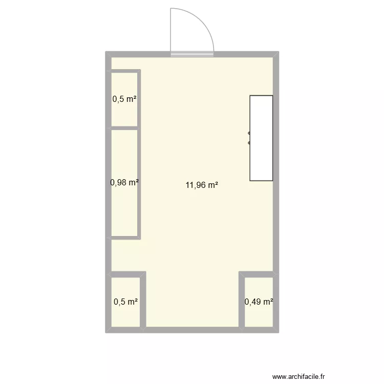 Design intérieur matériel. Plan de 5 pièces et 14 m² Design intérieur matériel. Plan de 5 pièces et 14 m²