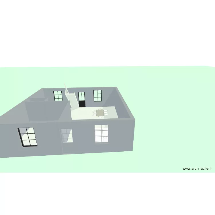 Maison avricourt. Plan de 1  et 70 m²