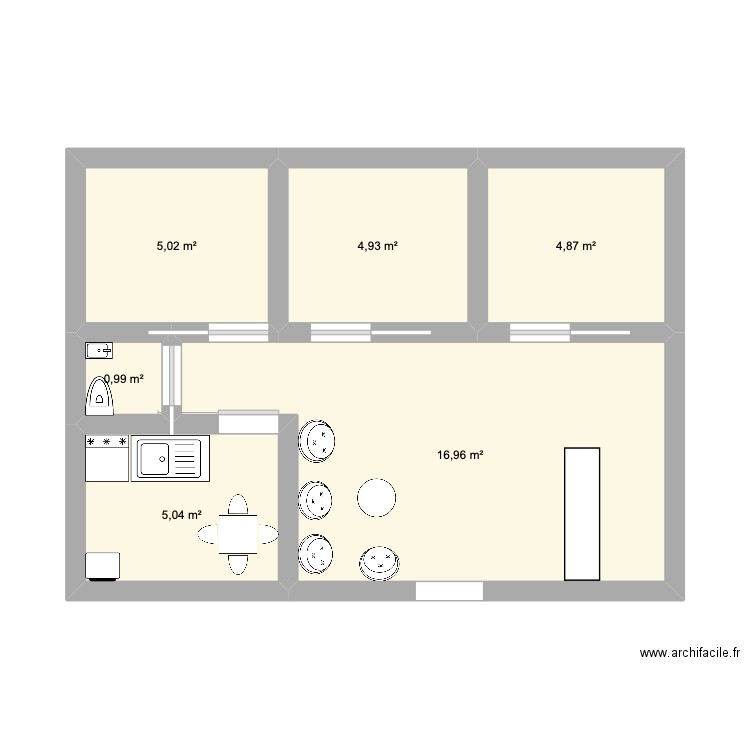 institut . Plan de 0 pièce et 0 m2