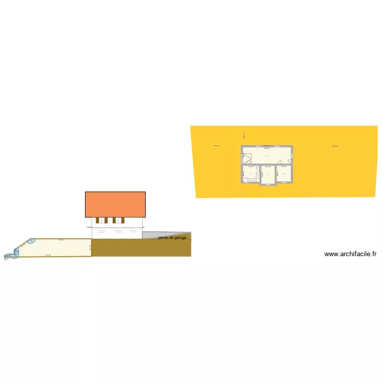 durningen vue gauche. Plan de 