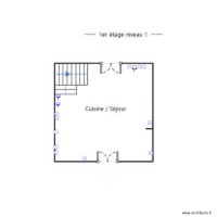 Plan peinture- 1er 33m2